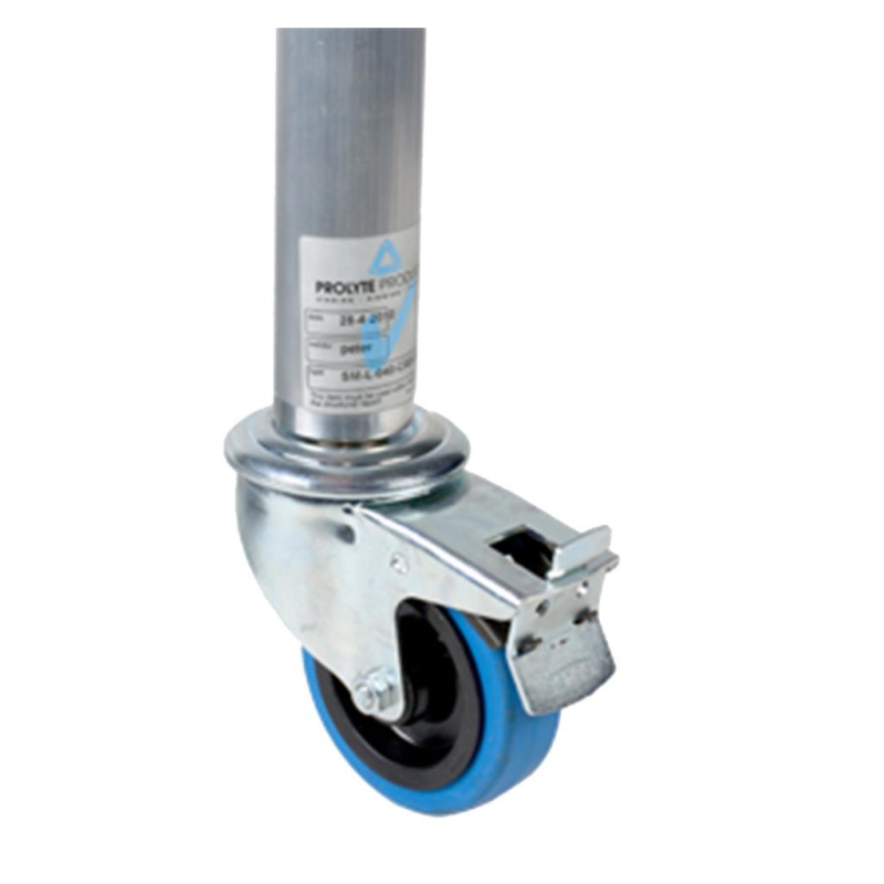 ESL Prolyte Stagedex SM-L-50-CAS-02 enkele poot met zwenkwiel / rem 50cm