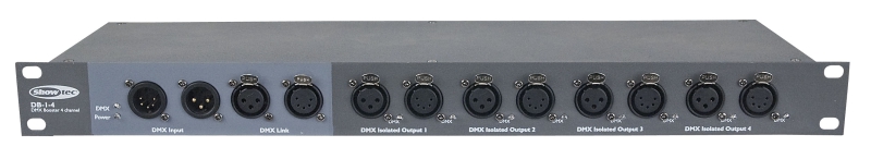 ESL Showtec DB-1-4, 4 Channel DMX booster with RDM 3 & 5p XLR