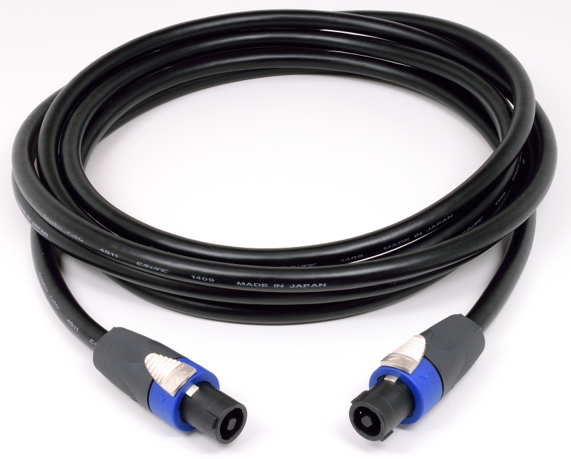 ESL SpeakON cable: 4 x 2,5mm² NL4 7,5m length