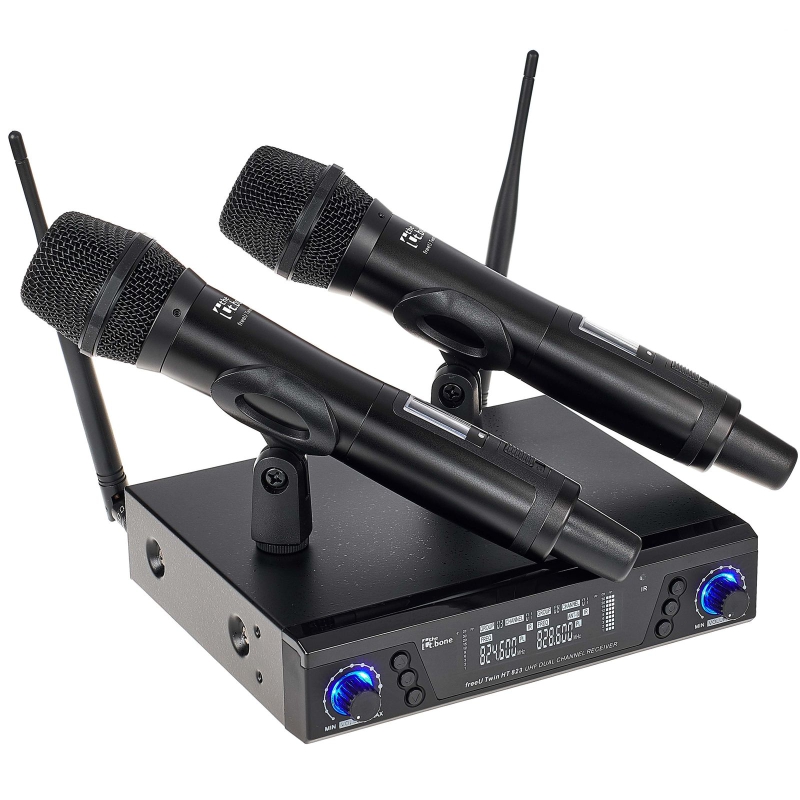 ESL T.bone 2-Kanaals UHF Draadloos Systeem met Handzender (test1)