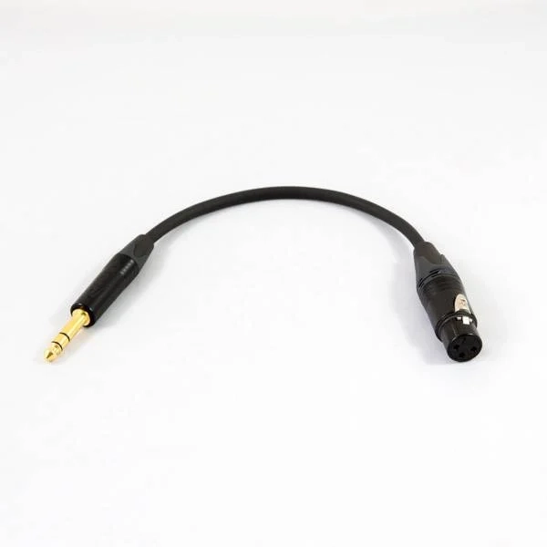 ESL ESL XLR 3p (v) naar jack 6.35 mm kabel, 30cm (Stereo, Gebalanceerd)