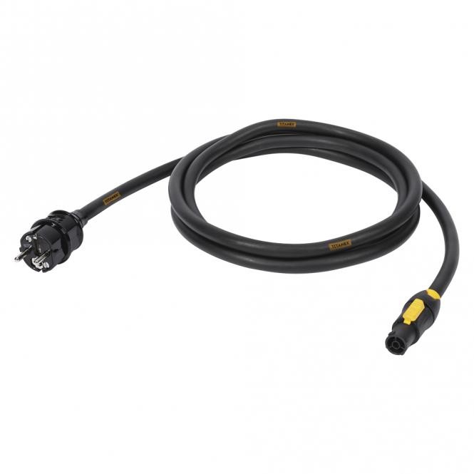 ESL Schuko male > PowerCON True1 Female 16A 3x2,5mm² 1m