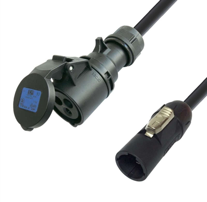 ESL PowerCON True 1 Male > CEE 1phase Female 16a 3x2,5mm² 0,5m