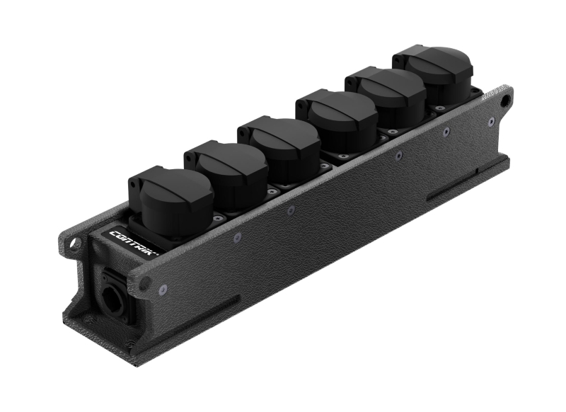 ESL PowerCON True 1 IN/OUT>6x Schuko Verdeelblok 16A  IP54 