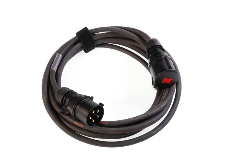 ESL Three phase cable 63A CEE Black 10m [5x 16mm²]