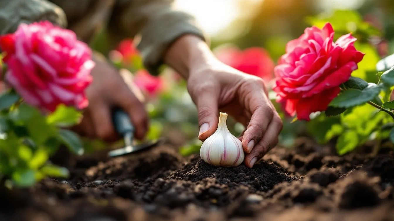 De ‘knoflook-barrière’: waarom slimme tuiniers nu een teentje knoflook naast hun rozen planten
