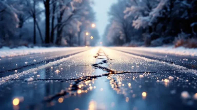 Gladheid op de weg: de 3 signalen die je vertellen dat het spiegelglad is zonder dat je het ziet