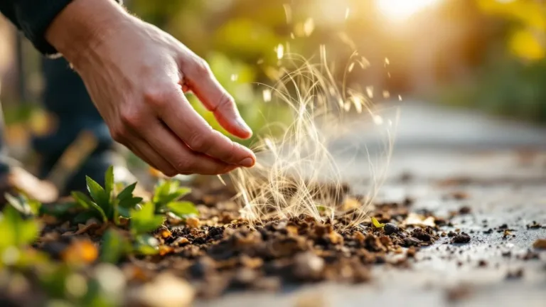 Gooi haardas niet weg: het verrassende nut voor je tuin en tegen speilgladde stoepen