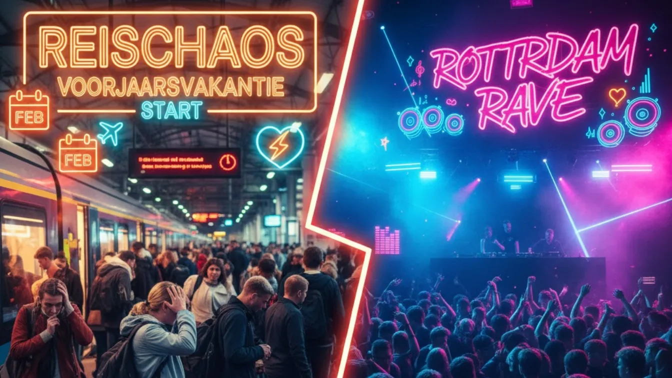 Reischaos en Harde Techno: alles wat je moet weten over de start van de Voorjaarsvakantie en Rotterdam Rave
